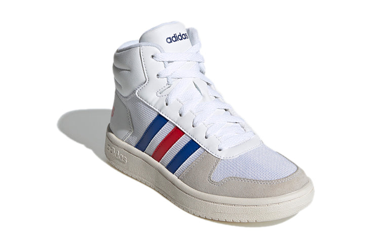 (GS) adidas Hoops Mid 2.0 'White Blue Red' FW9121