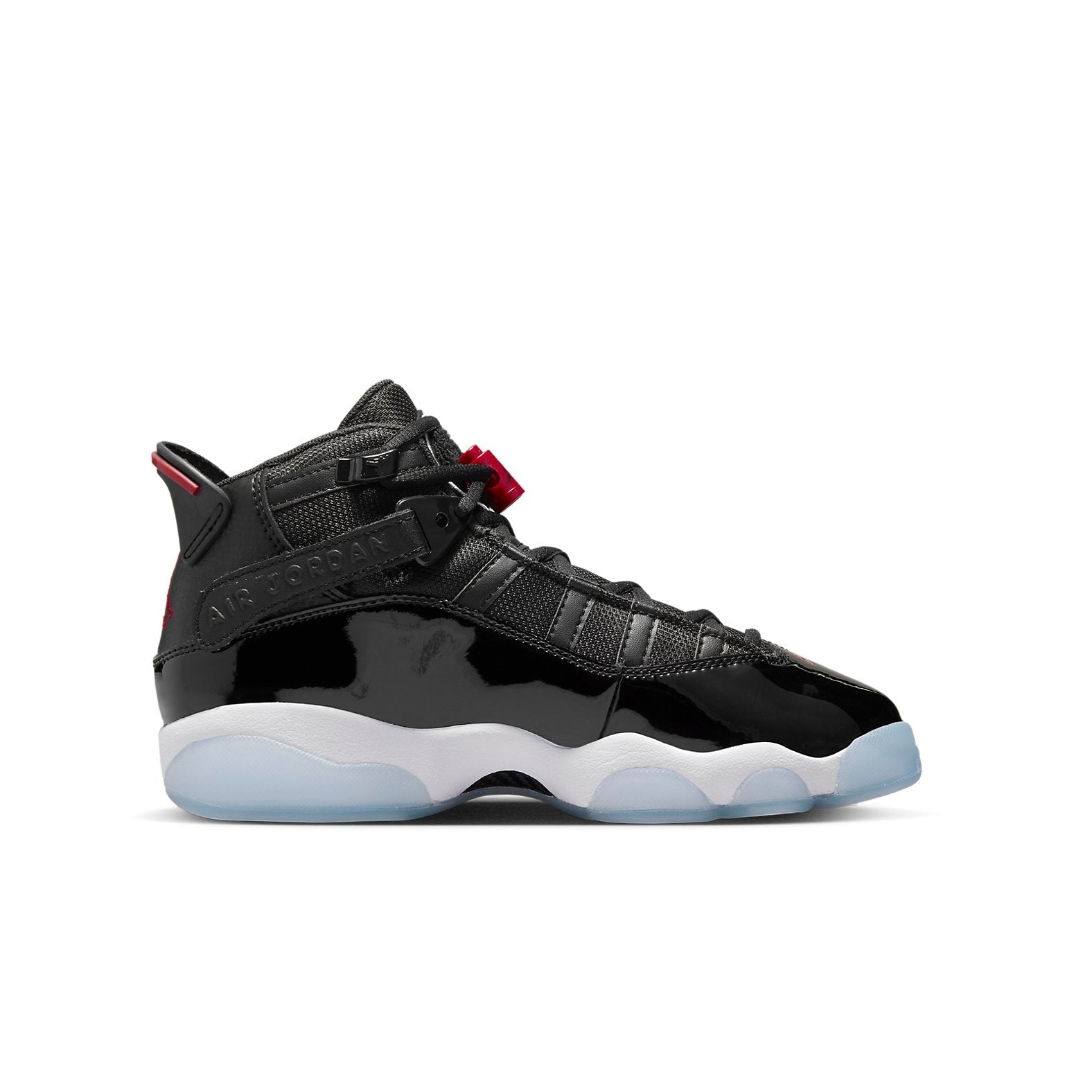 (GS) Air Jordan 6 Rings 'Black Gym Red' 323419-064