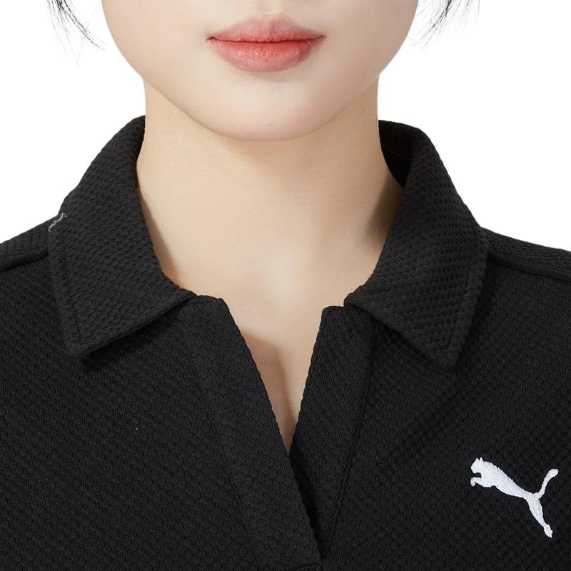 (WMNS) PUMA HER Polo Shirt 'Black' 682156-01