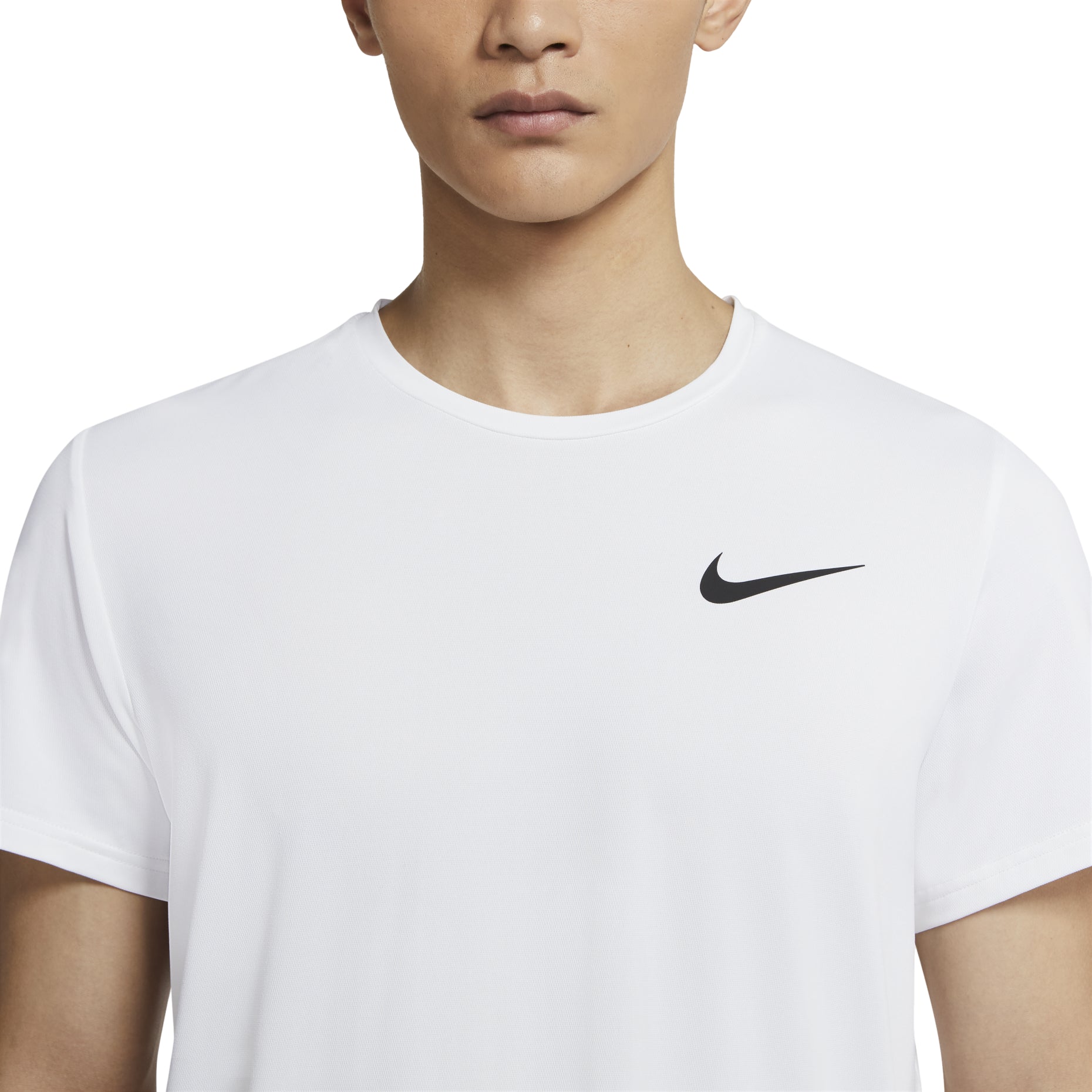 Nike Pro Dri-FIT Sports Training Quick-dry Crewneck Short Sleeve Men's White CZ1182-100