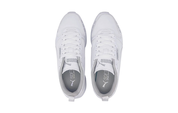 (GS) PUMA R78 Low Top Running Shoes White 374428-02