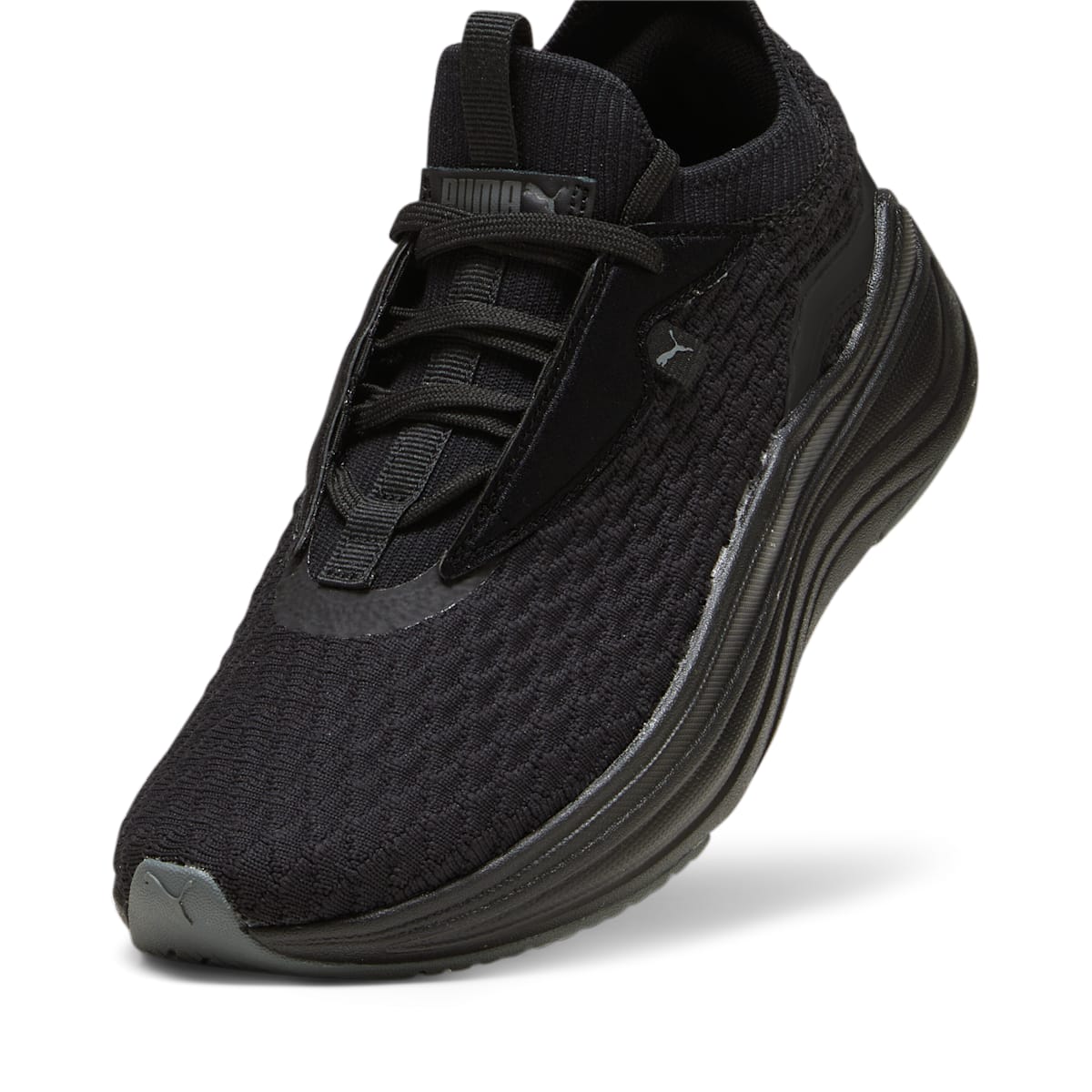 (WMNS) PUMA Softride Sophia Stacked Premium 'Black Cool' 378854-01