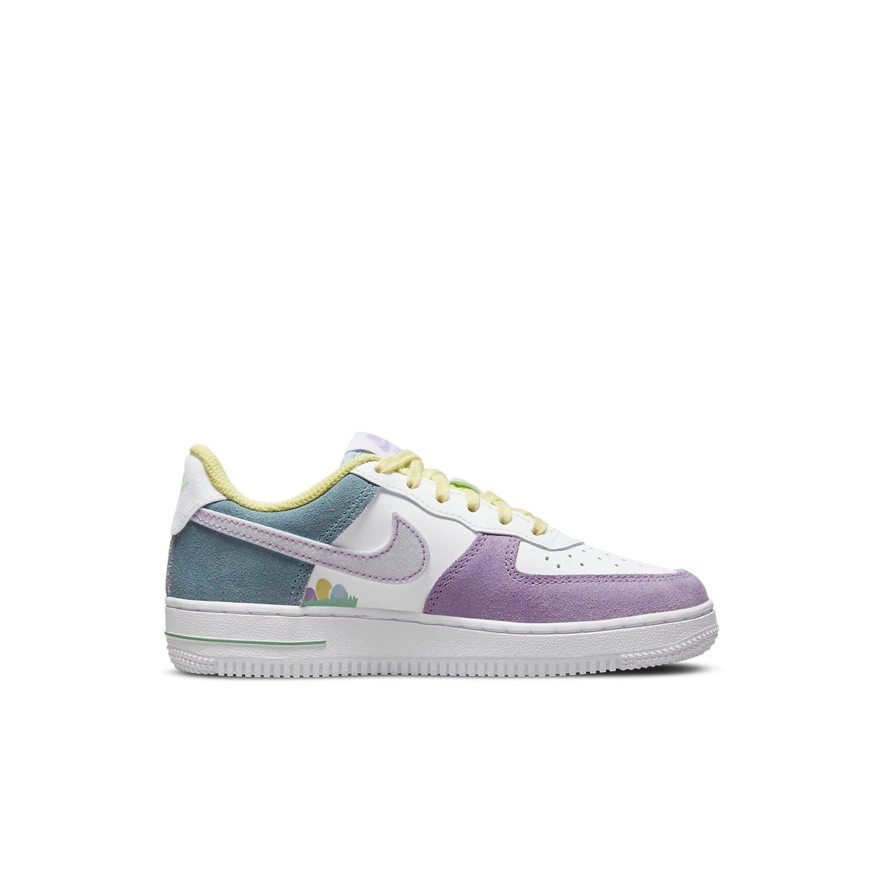 (GS) Nike Air Force 1 'Easter White Purple Green' DQ8598-100