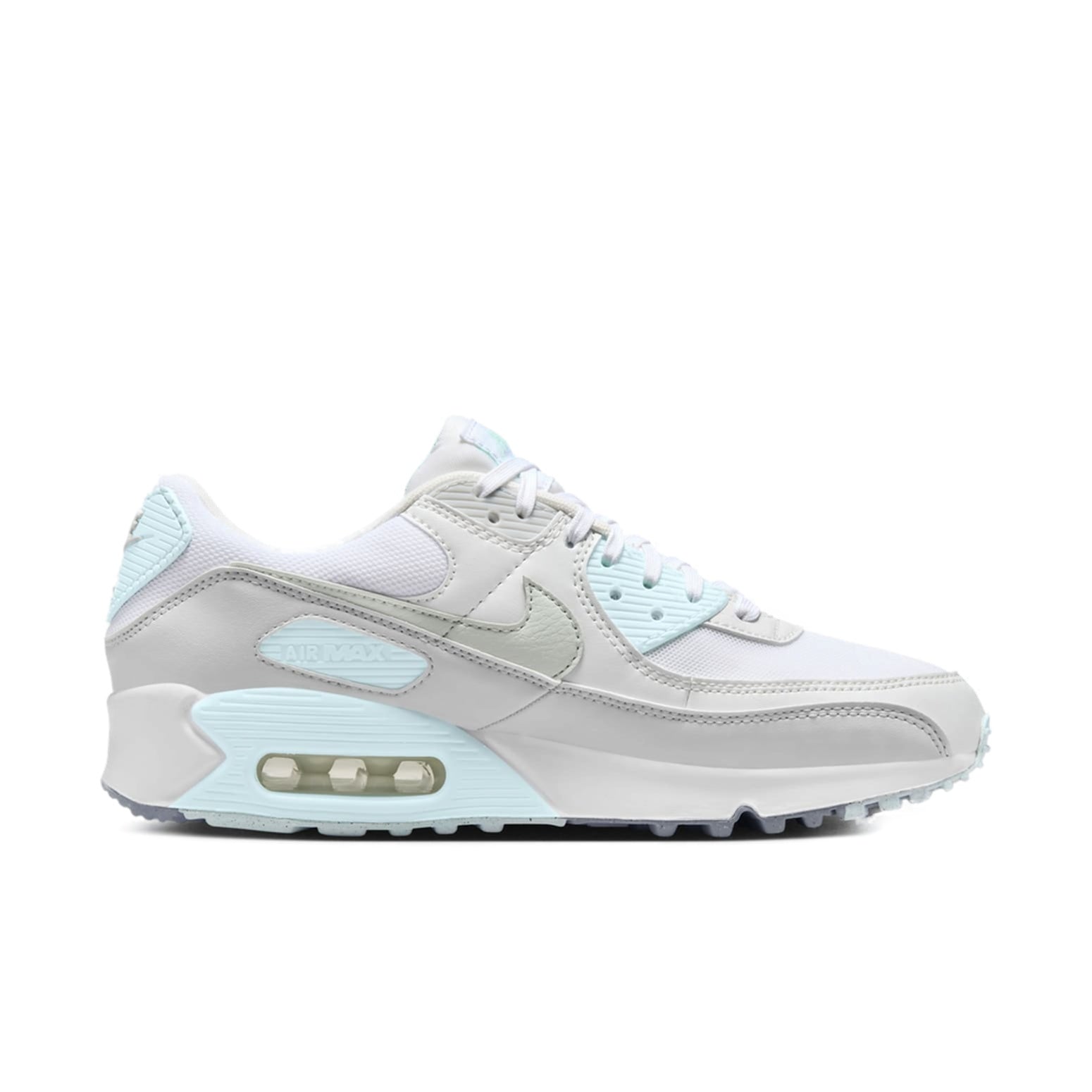 (WMNS) Nike Air Max 90 'White Glacier Blue' DH8010-104