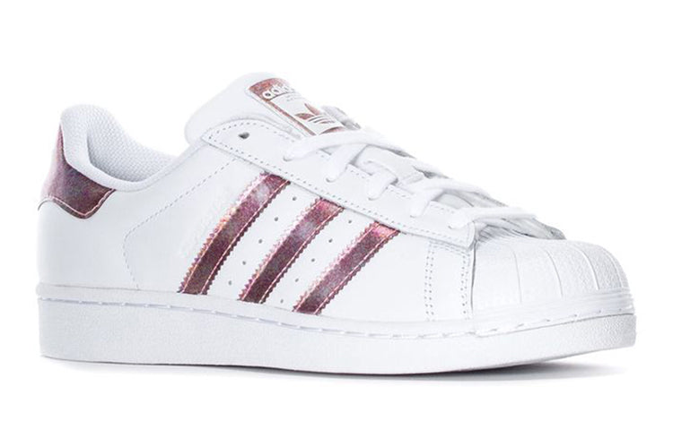 (GS) adidas Superstar 'White Clear Orange Lenticular' DB2960
