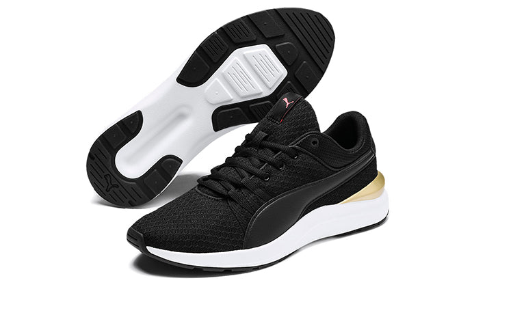 (WMNS) PUMA Adela Core Black/White/Gold Low sneakers 370544-01