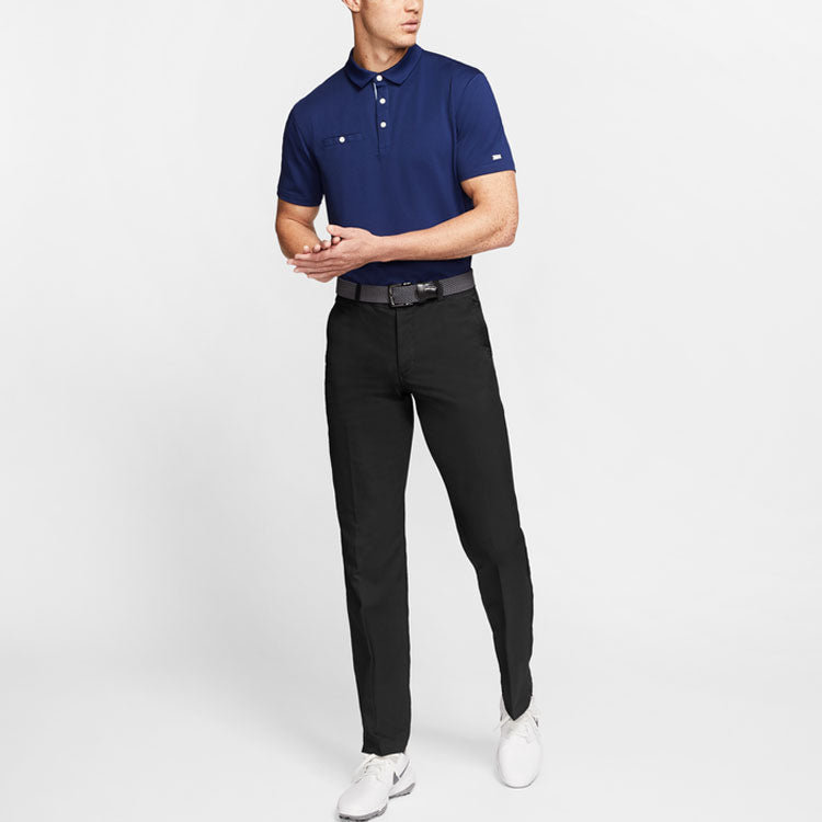 Men's Nike Solid Color Straight Golf Casual Sports Pants/Trousers/Joggers Black AA3319-010