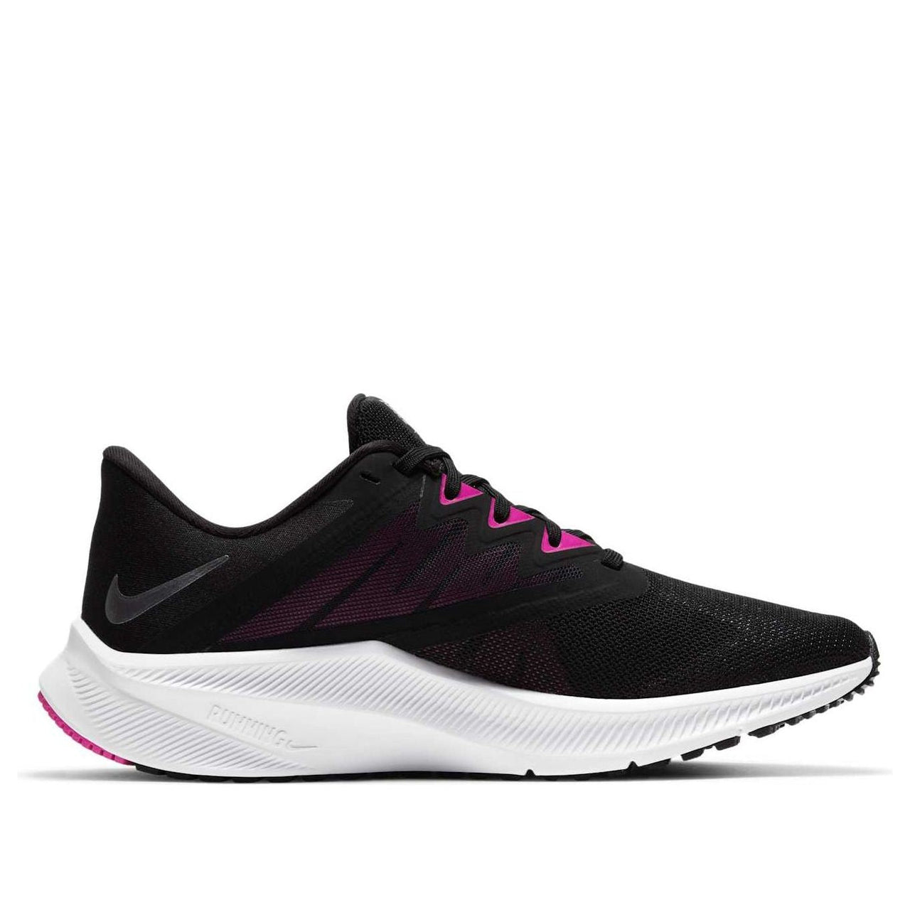 (WMNS) Nike Quest 3 'Black Fire Pink' CD0232-007