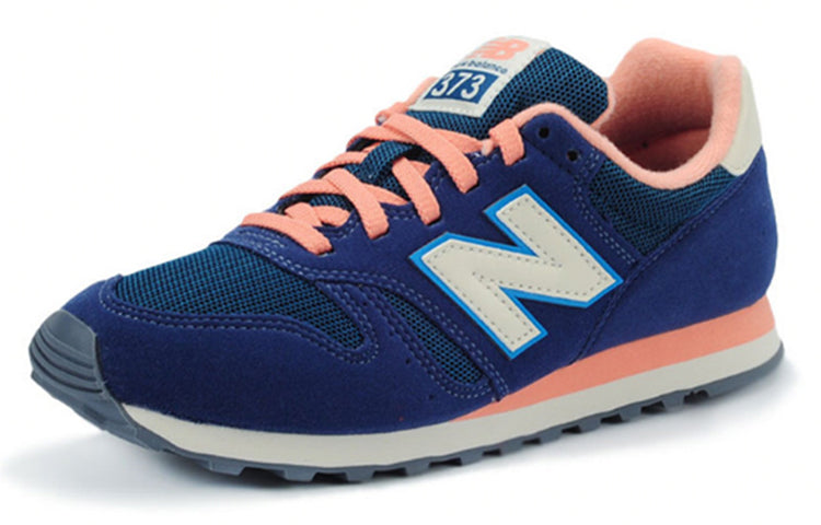 (WMNS) New Balance 373 Series Shock Absorption Wear-resistant Non-Slip Low Tops Retro Navy Blue WL373AD