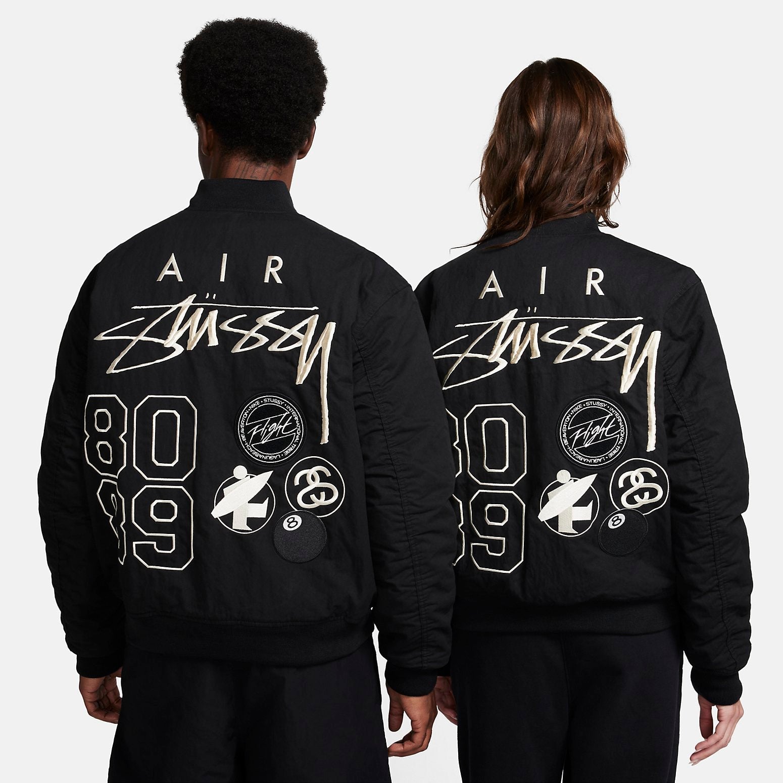 Nike x Stussy Reversible Jacket 'Black' FJ9153-010