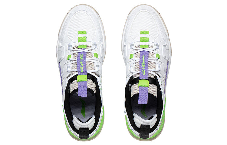 Li-Ning CF Flash Star 1.5 'White Green Purple' AGCS057-2