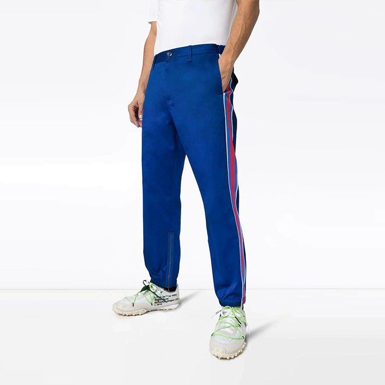Gucci Side-Stripe Track Pants 'Blue' 604187-XDA1R-4327