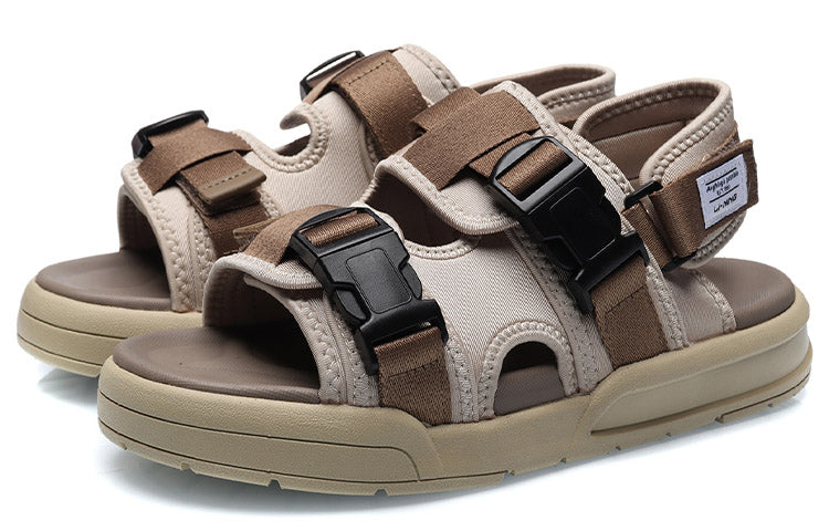 Li-Ning Coca Sandals 'Khaki Brown' AGLR019-2