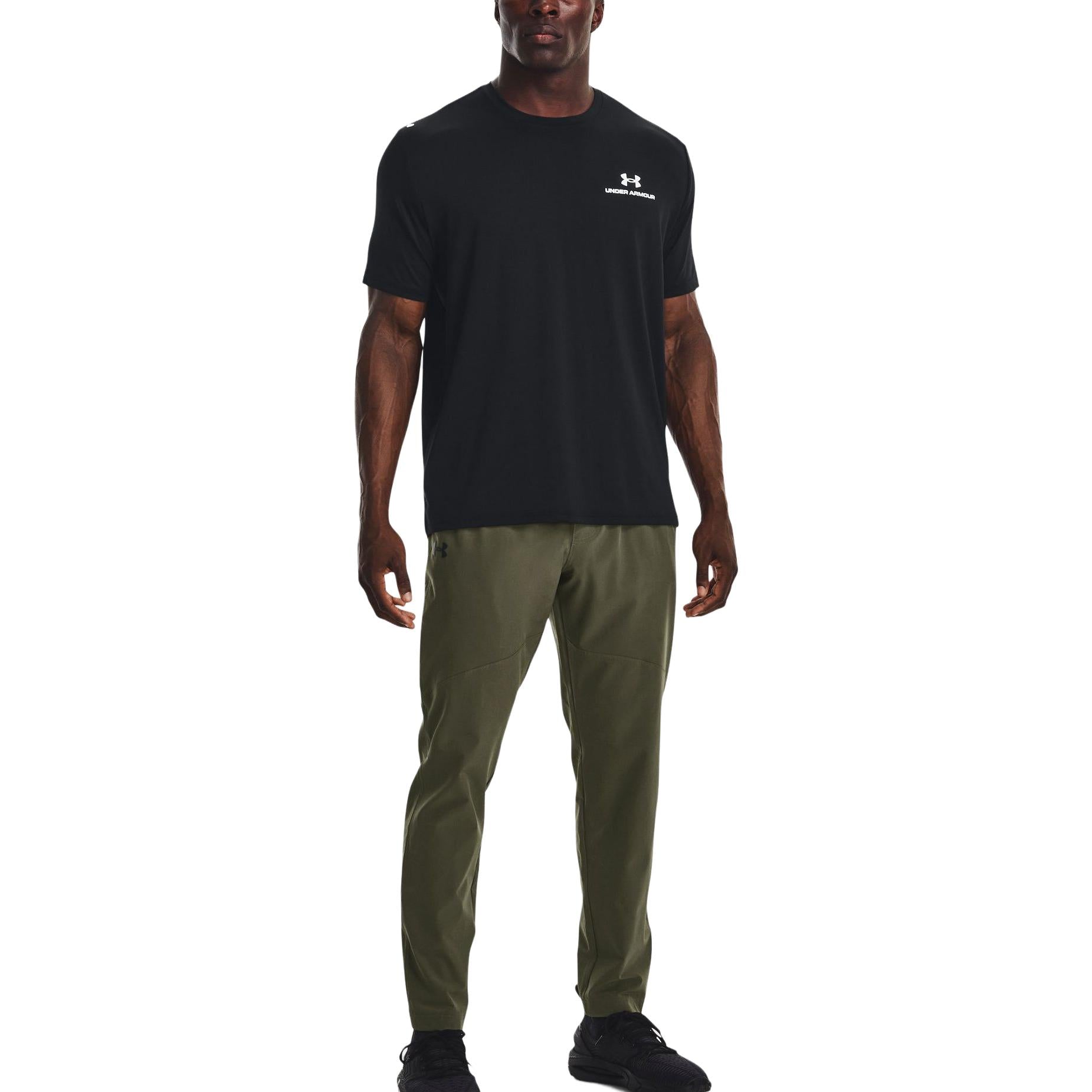 Under Armour Stretch Woven Pants 'Olive Green' 1366215-390