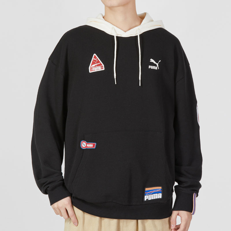 PUMA Team Badge Hoodie 'Black' 677377-01