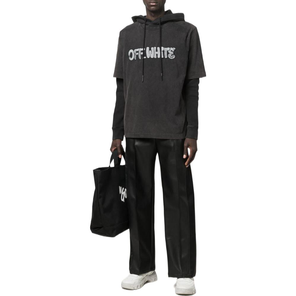 Off-White FW22 Logo OMBB087G21FLE0011009