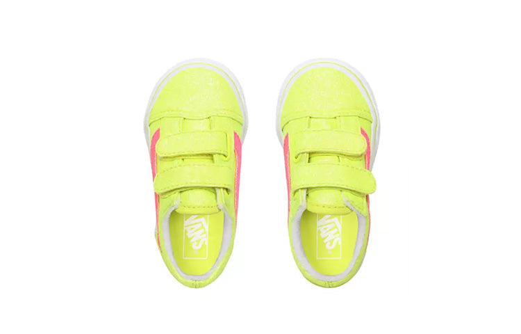 Vans Neon Glitter Old Skool V Yellow VN0A38JNWKD