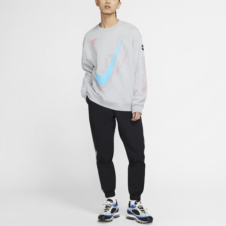Nike x LPL Crossover Knit Round Neck Pullover Gray DA5005-021