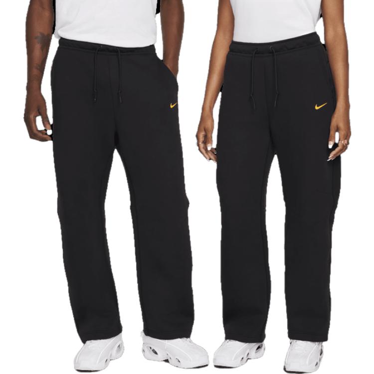 Nike x NOCTA Drake Tech Fleece Open Hem Sweatpants 'Black University Gold' FD8460-010
