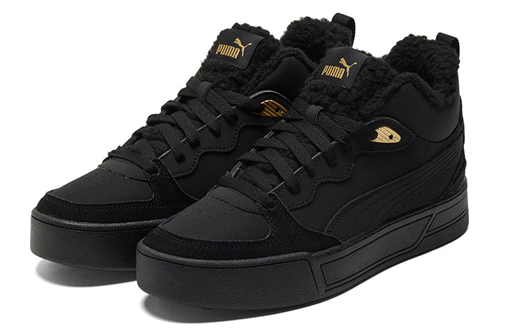 (WMNS) PUMA Skye Demi Retro Casual Skateboarding Shoes Black 381151-01
