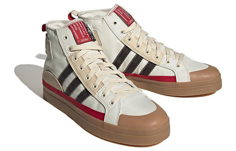 adidas neo City Canvas Hi 'Black White' HQ4628