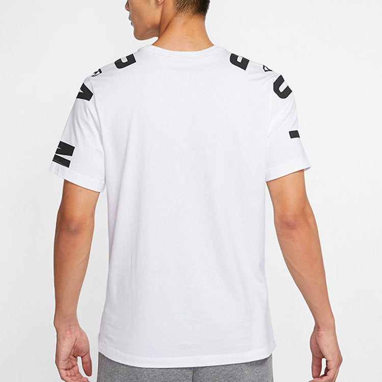 Air Jordan Casual Sports Round Neck Pullover Short Sleeve White CZ2490-100