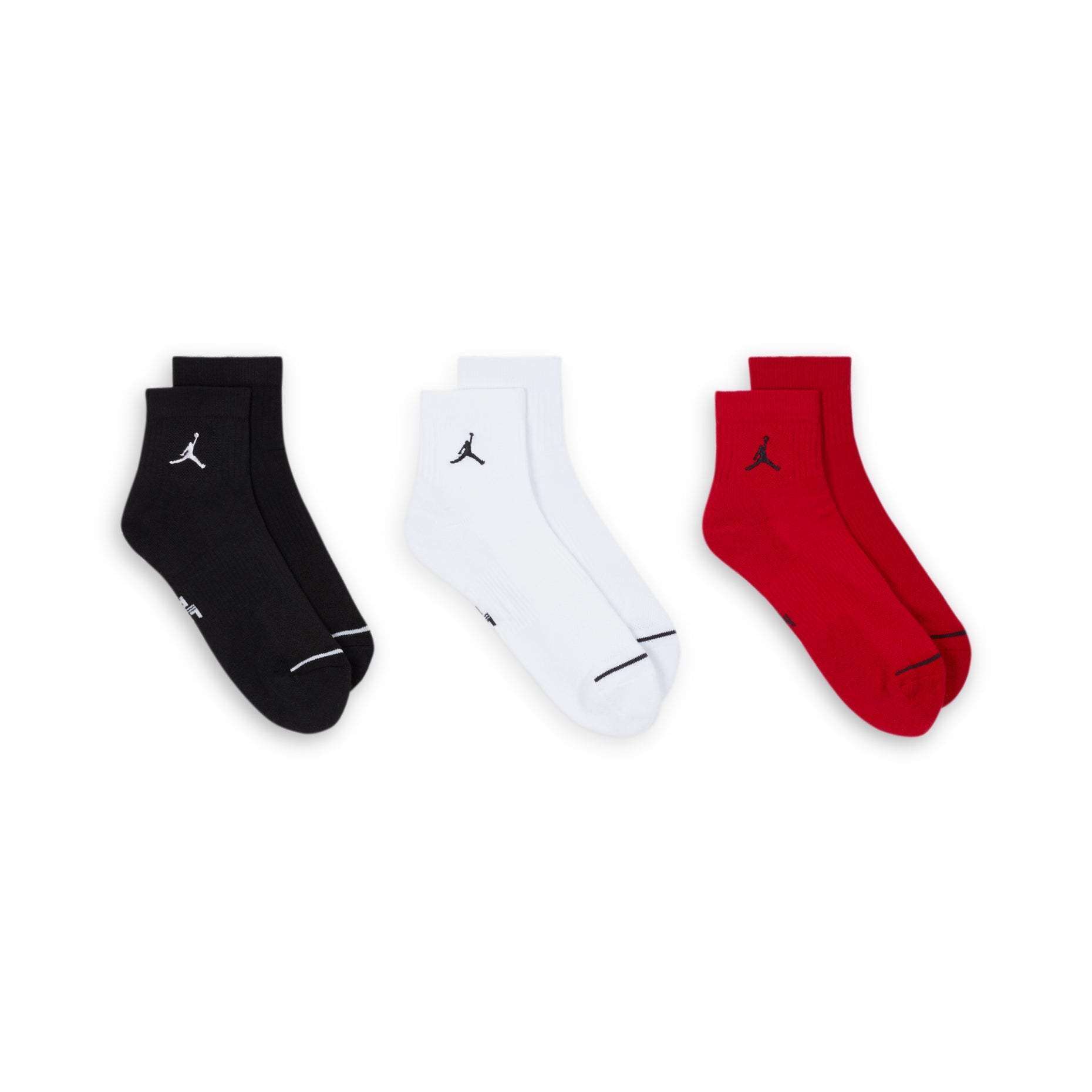 Air Jordan Jumpman Ankle Socks 3 Pack 'Black' DX9655-902