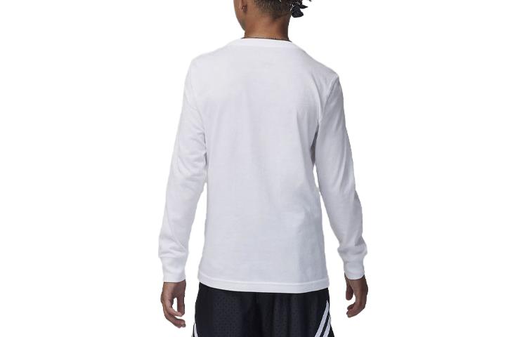 (GS) Air Jordan Scramble Long Sleeve T-Shirt 'White' 95C680-001