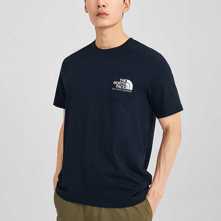 THE NORTH FACE Logo Short Sleeve T-Shirt 'Navy' NF0A4U9L-RG1