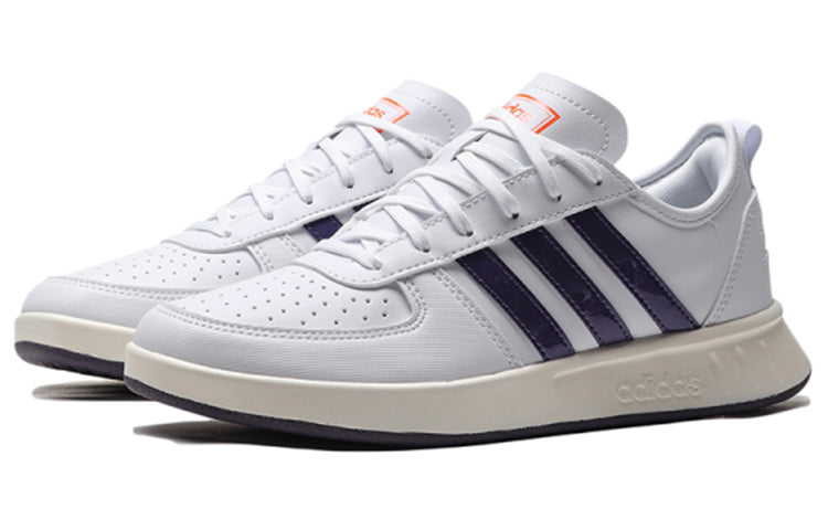 (WMNS) adidas neo Court80s Sneakers White/Purple EG8266