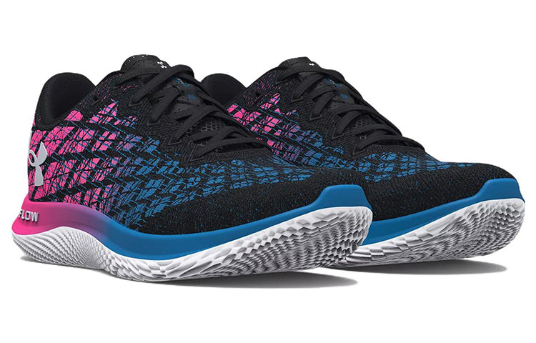 (WMNS) Under Armour Flow Velociti Wind 2 CN 'Black Bright Pink' 3025662-004