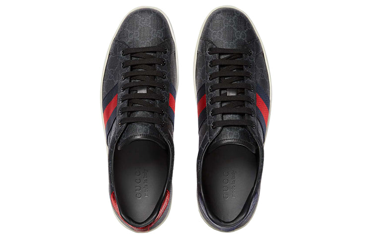 Gucci Ace GG Supreme 'Black Grey' 429445-96G50-1130
