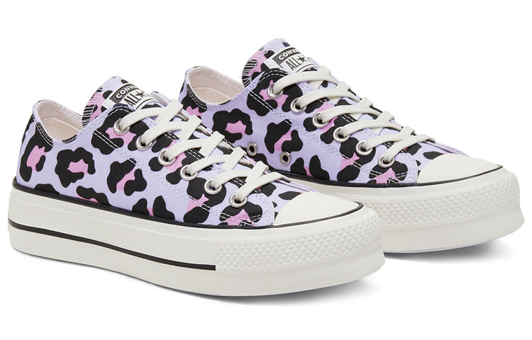 (WMNS) Converse Chuck Taylor All Star Lift Low 'Leopard' 568003C