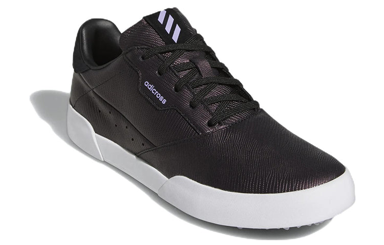 (WMNS) adidas Adicross Retro Spikeless Golf Shoes 'Core Black Magic Lilac Cloud White' GV8322