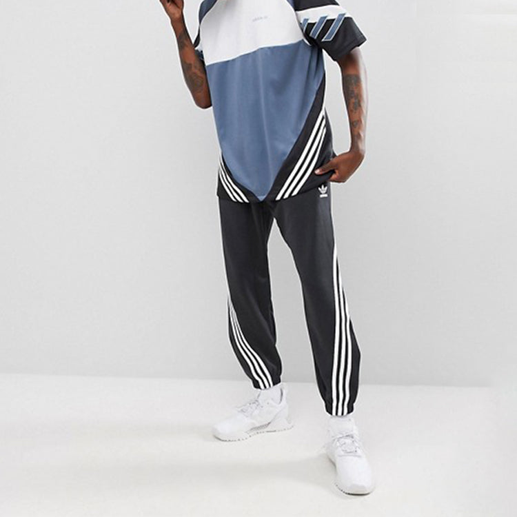 adidas originals Bundle Feet Running Sports Pants Black CE4806