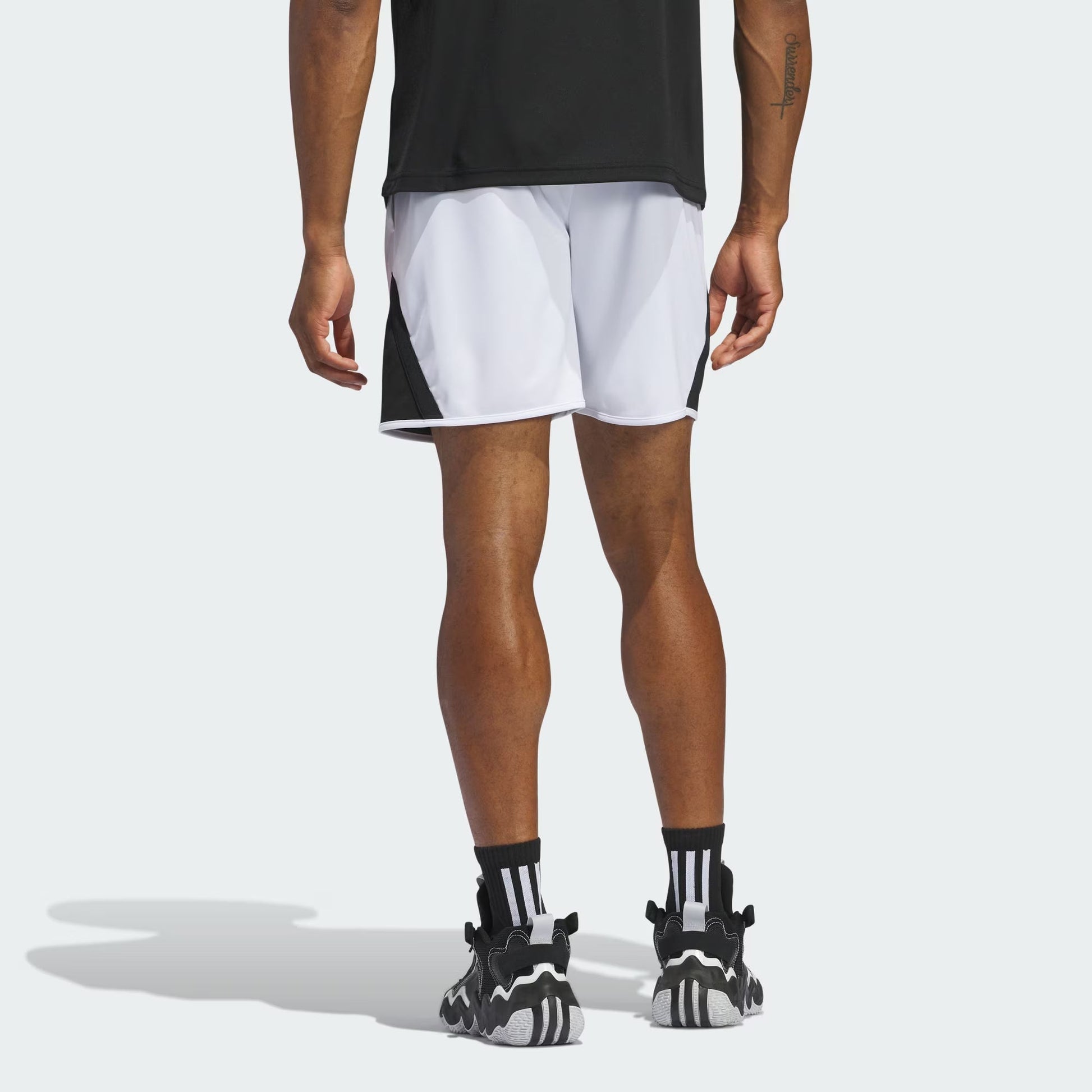 adidas Pro Block Shorts Asia Sizing 'White' IX1849