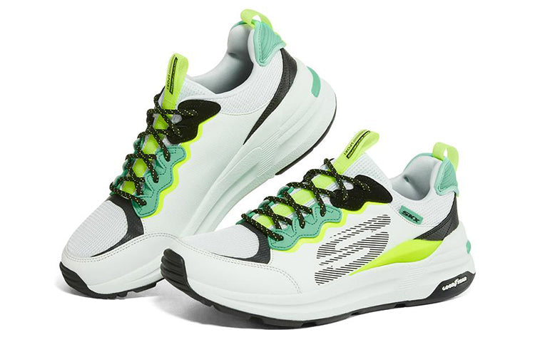 (WMNS) Skechers Global Jogger 'White Blue' 149770-WBLM