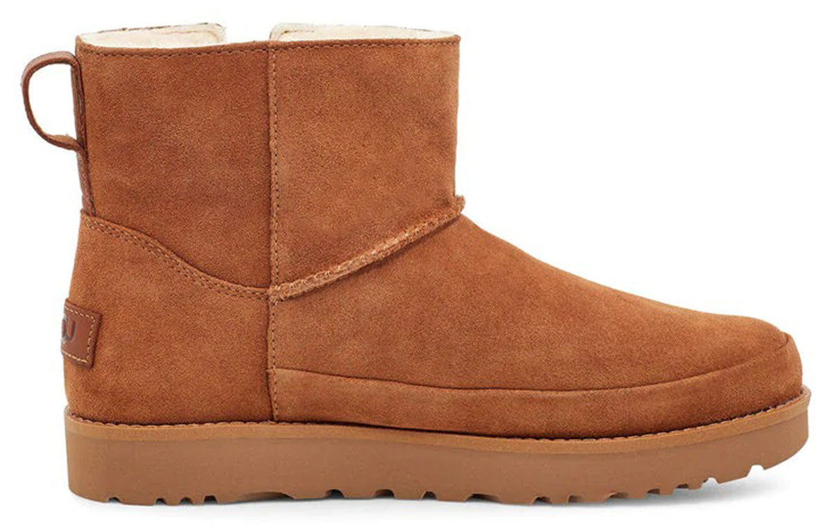 (WMNS) UGG Classic Zip Mini Suede 1113590-CHE