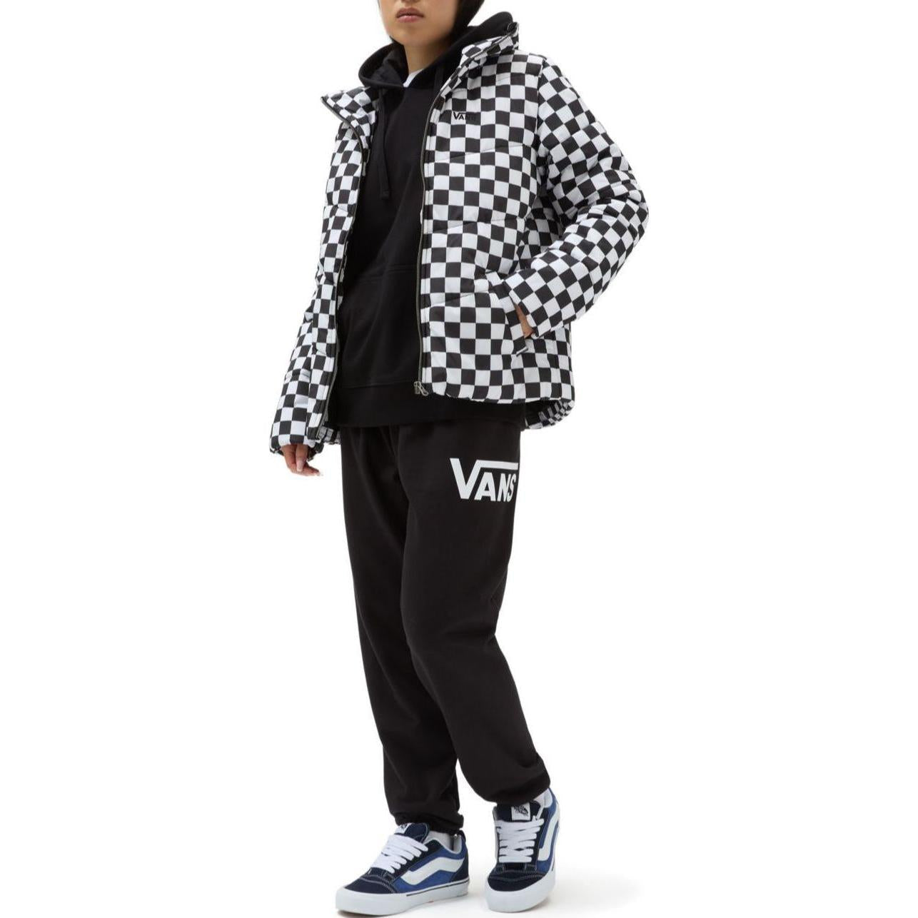 (WMNS) Vans Take it Easy Sweatpants 'Black' VN0A7RMTBLK