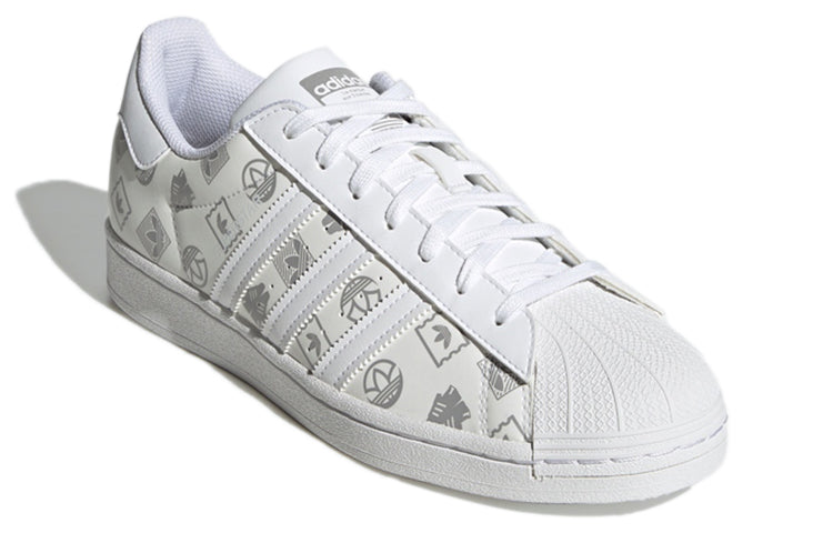 adidas originals Unisex Superstar Sneakers Silver/Grey GX8413