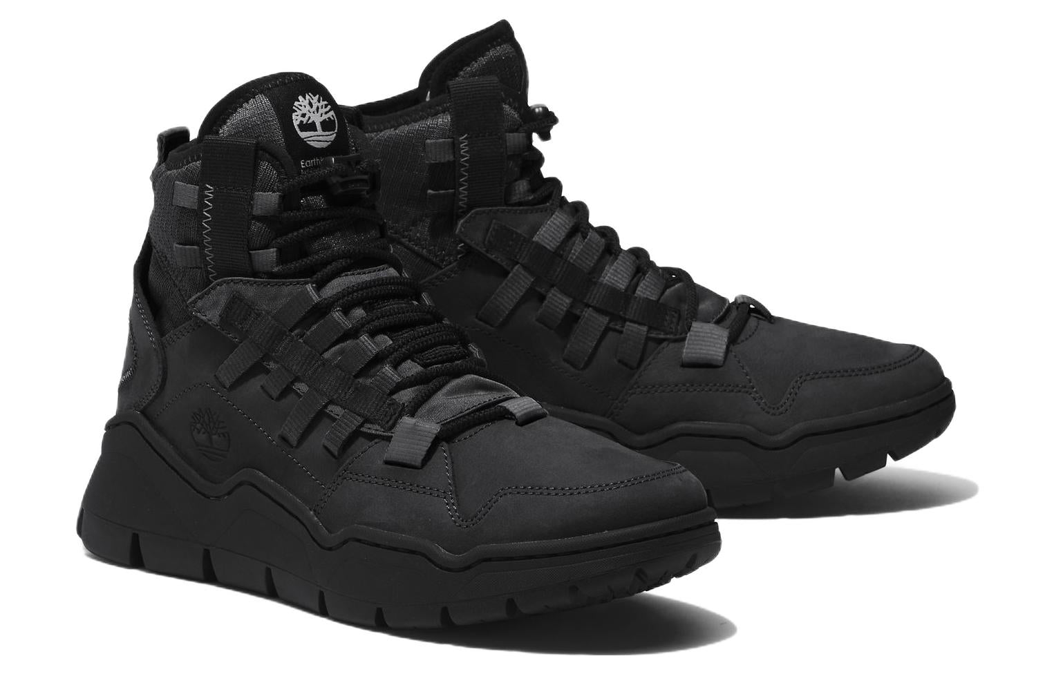 (WMNS) Timberland Earthkeepers by Rburn Timberloop Utility Boots 'Black Nubuck' A5TMM001
