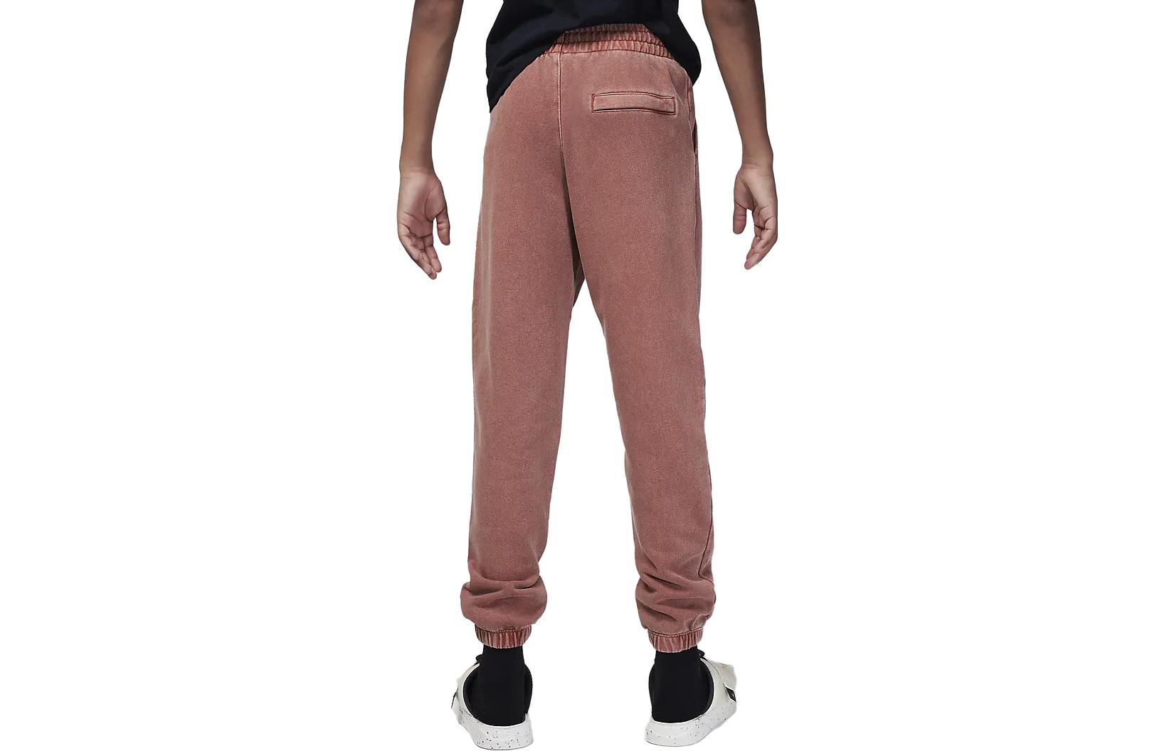 (GS) Air Jordan Flight Fleece Sweatpants 'Pink White' FZ1803-898