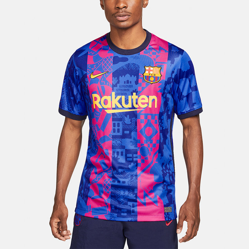 Nike FC Barcelona 21/22 Third Jersey 'Blue' DB5896-406