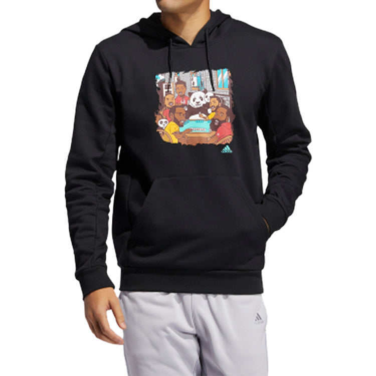 Men's adidas Comics Panda Printing Black GN8020