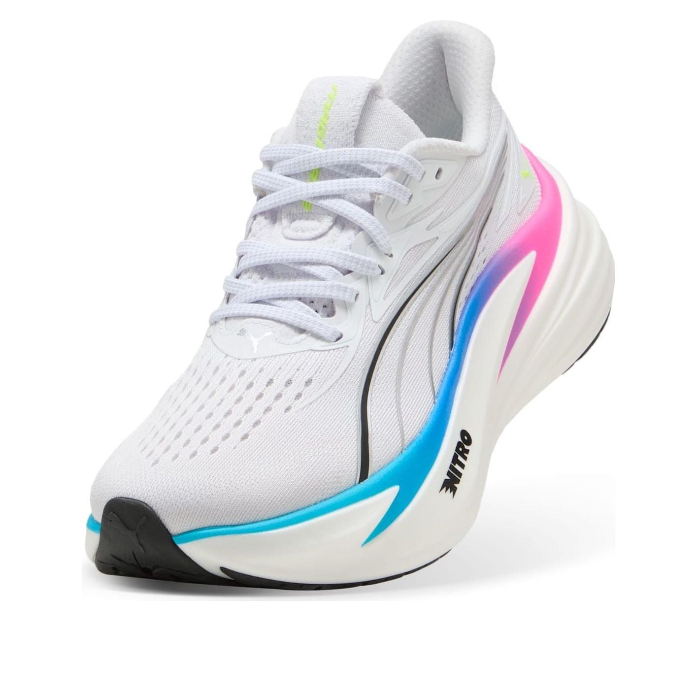 (WMNS) PUMA MagMax Nitro 2 'White Ultra Blue Pink' 312126-06