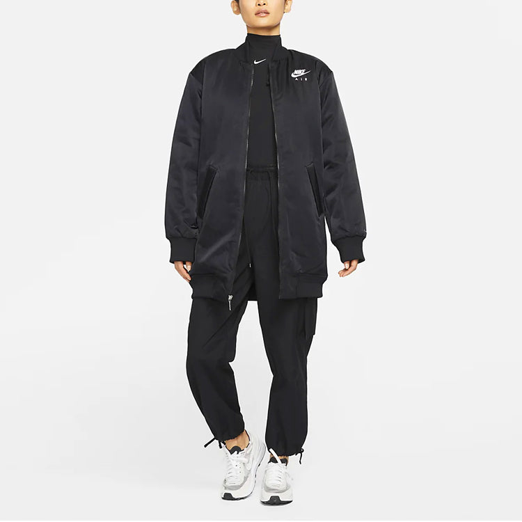 (WMNS) Nike Air Therma-FIT Synthetic-Fill Loose Mid-Length Stay Warm Jacket Black DD4641-010