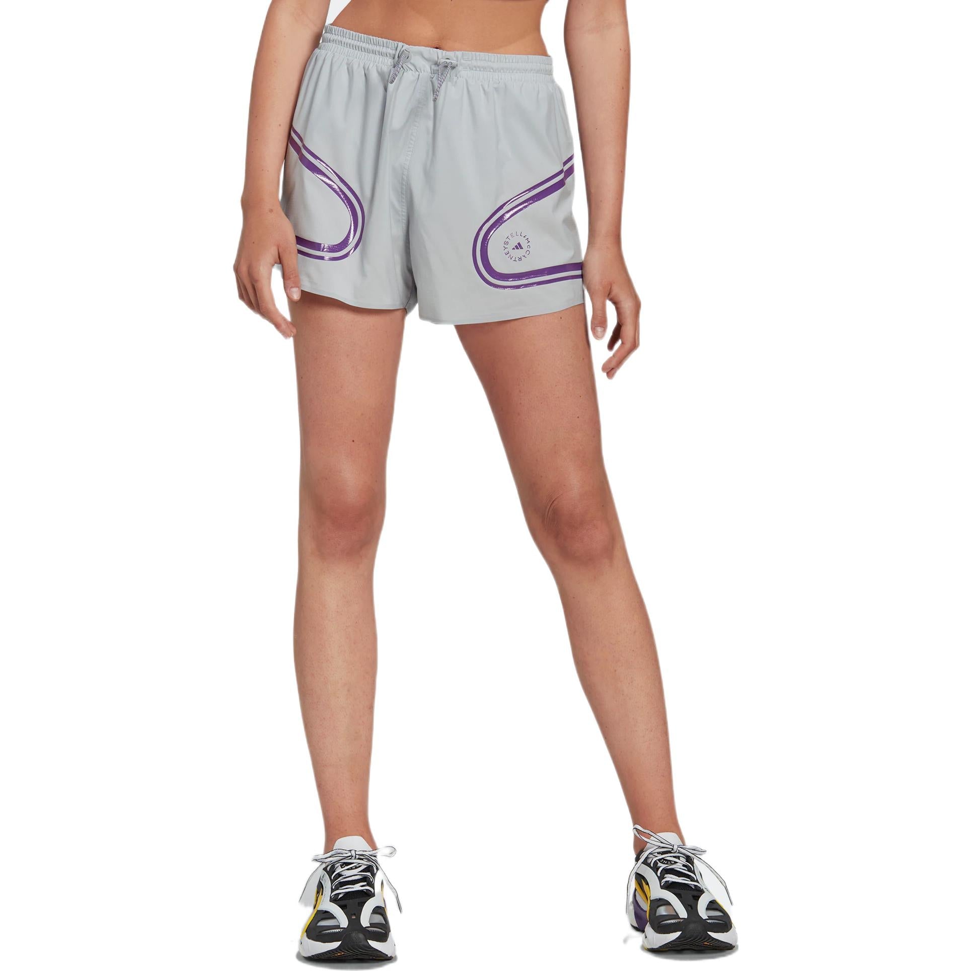 (WMNS) adidas by Stella McCartney TruePace Running Shorts Asia Sizing 'Grey Purple' HI6140