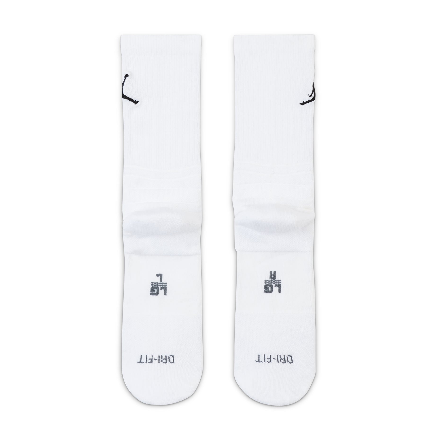 Air Jordan Unisex U J Flight Crew Medium Stockings 1 Packs White SX5854-101