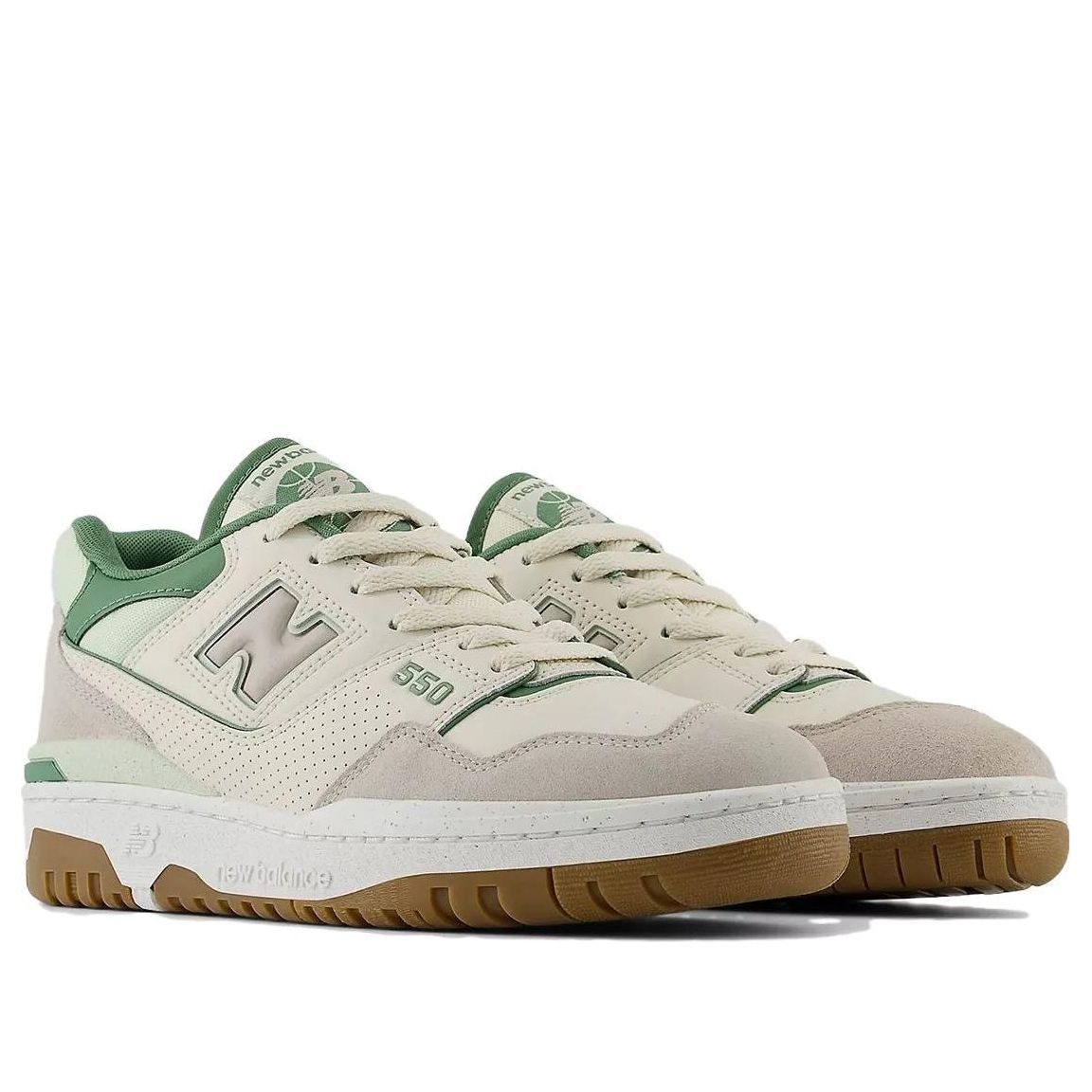 (WMNS) New Balance 550 'Linen Natural Mint Mallard Green' BBW550HK