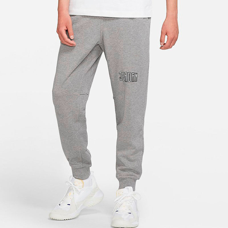 Air Jordan J Sprt Dna Hbr Flc Pant Casual Sports Breathable Knit Long Pants light grey DM3232-091